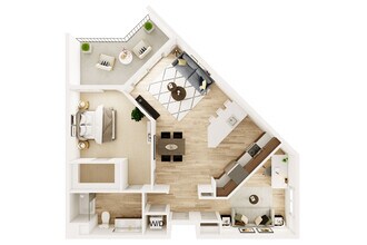 1 Bed 1 Bath 3 111 111 floor plan
